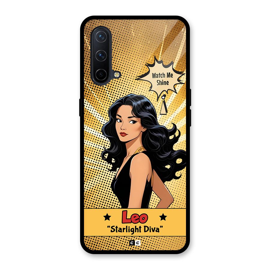 Diva Leo Glass Back Case for OnePlus Nord CE 5G