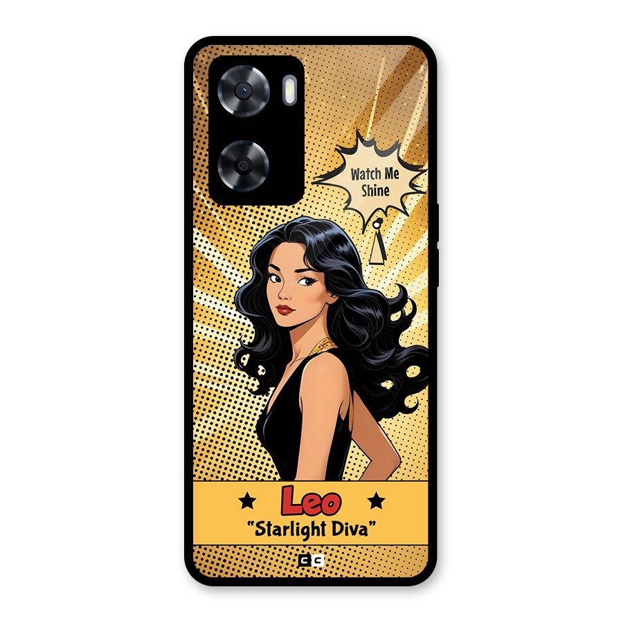 Diva Leo Glass Back Case for OnePlus Nord N20 SE