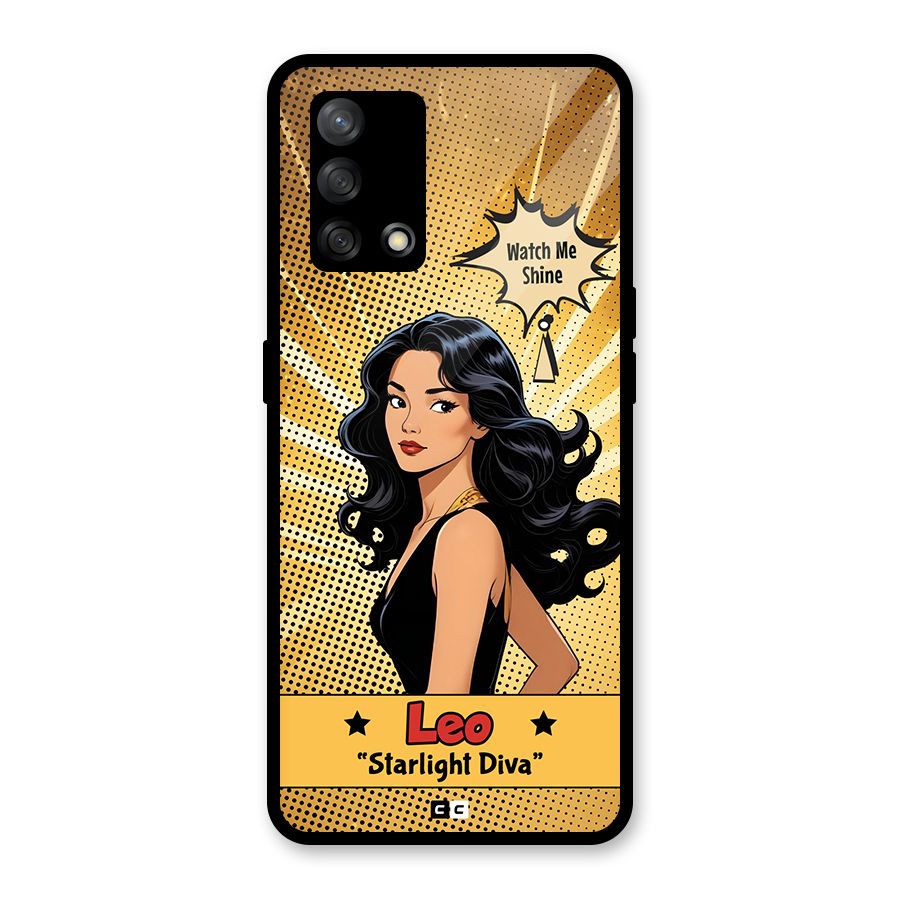 Diva Leo Glass Back Case for Oppo F19