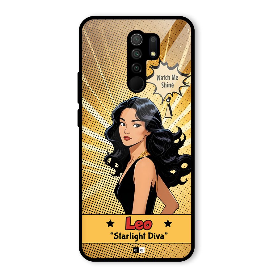 Diva Leo Glass Back Case for Poco M2