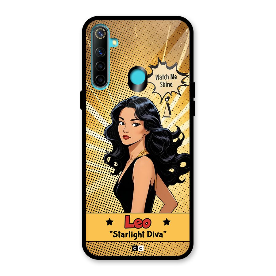 Diva Leo Glass Back Case for Realme 5i