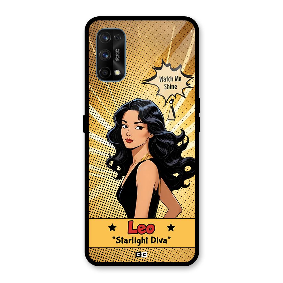 Diva Leo Glass Back Case for Realme 7 Pro
