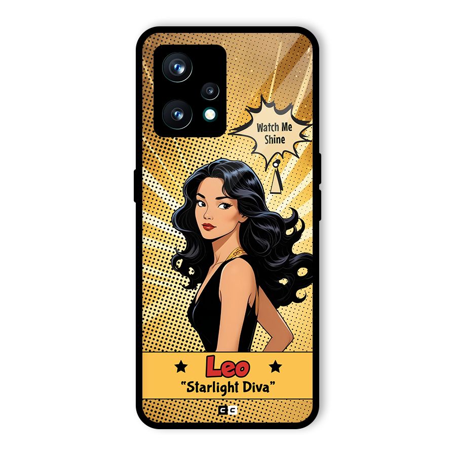 Diva Leo Glass Back Case for Realme 9 Pro Plus 5G