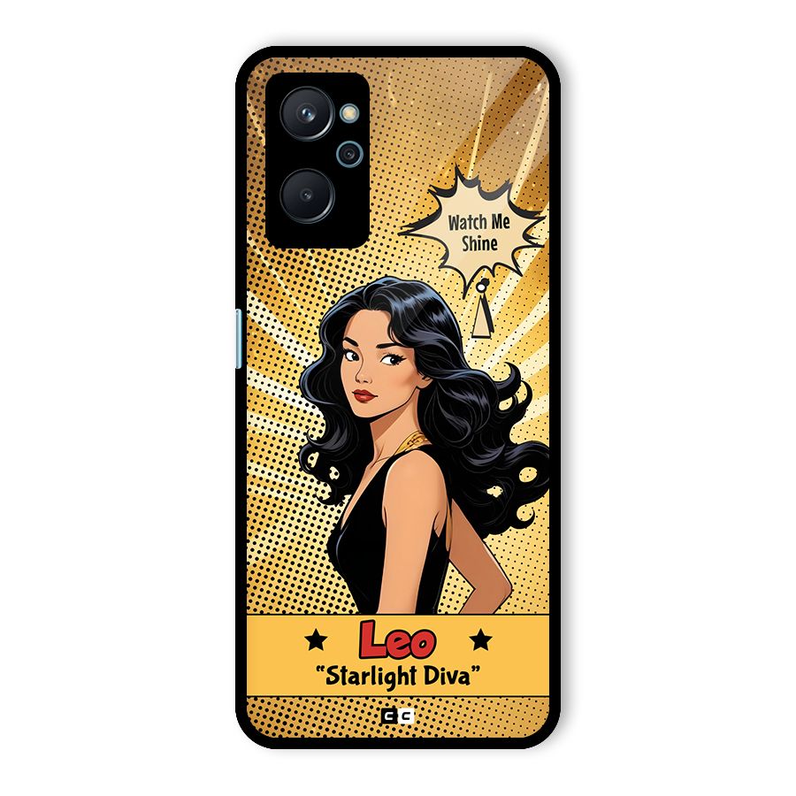 Diva Leo Glass Back Case for Realme 9i