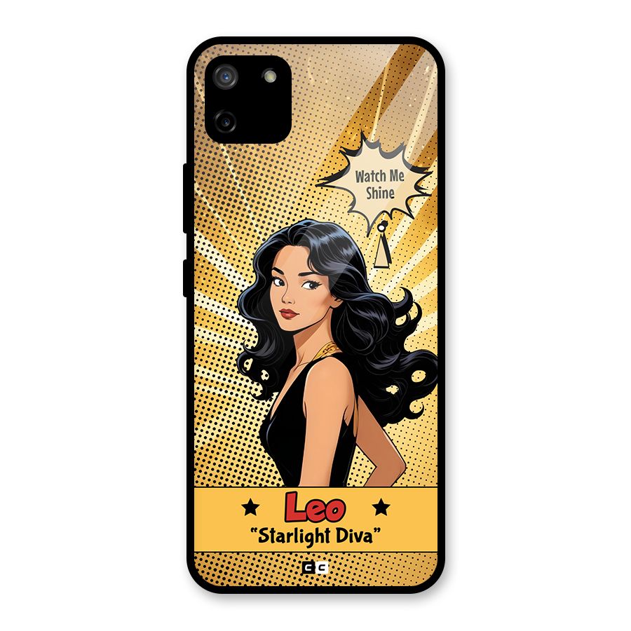 Diva Leo Glass Back Case for Realme C11