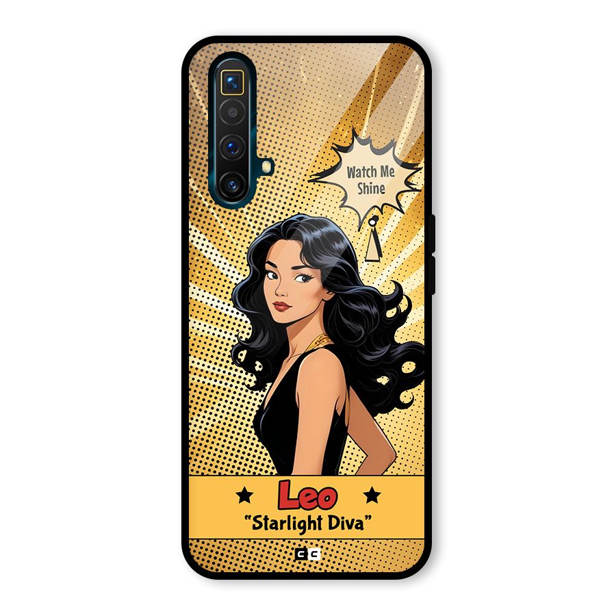 Diva Leo Glass Back Case for Realme X3