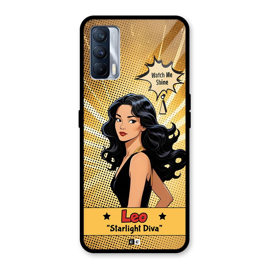 Diva Leo Glass Back Case for Realme X7