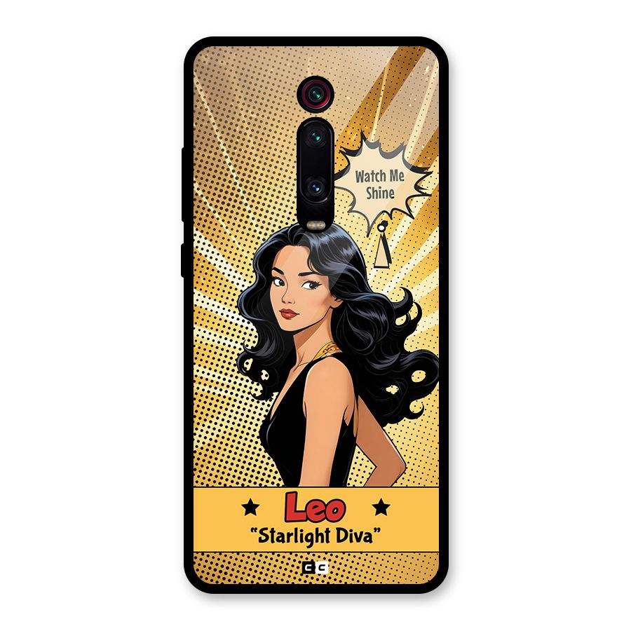 Diva Leo Glass Back Case for Redmi K20