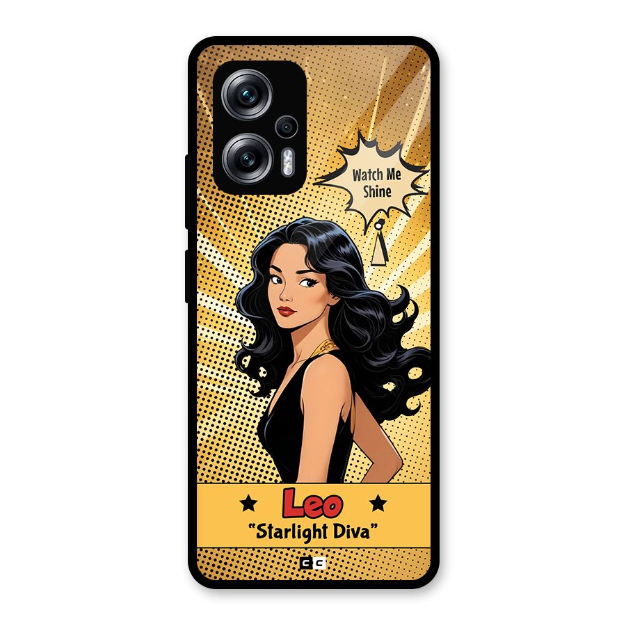 Diva Leo Glass Back Case for Redmi K50i