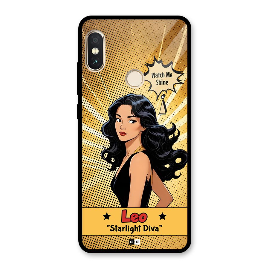 Diva Leo Glass Back Case for Redmi Note 5 Pro