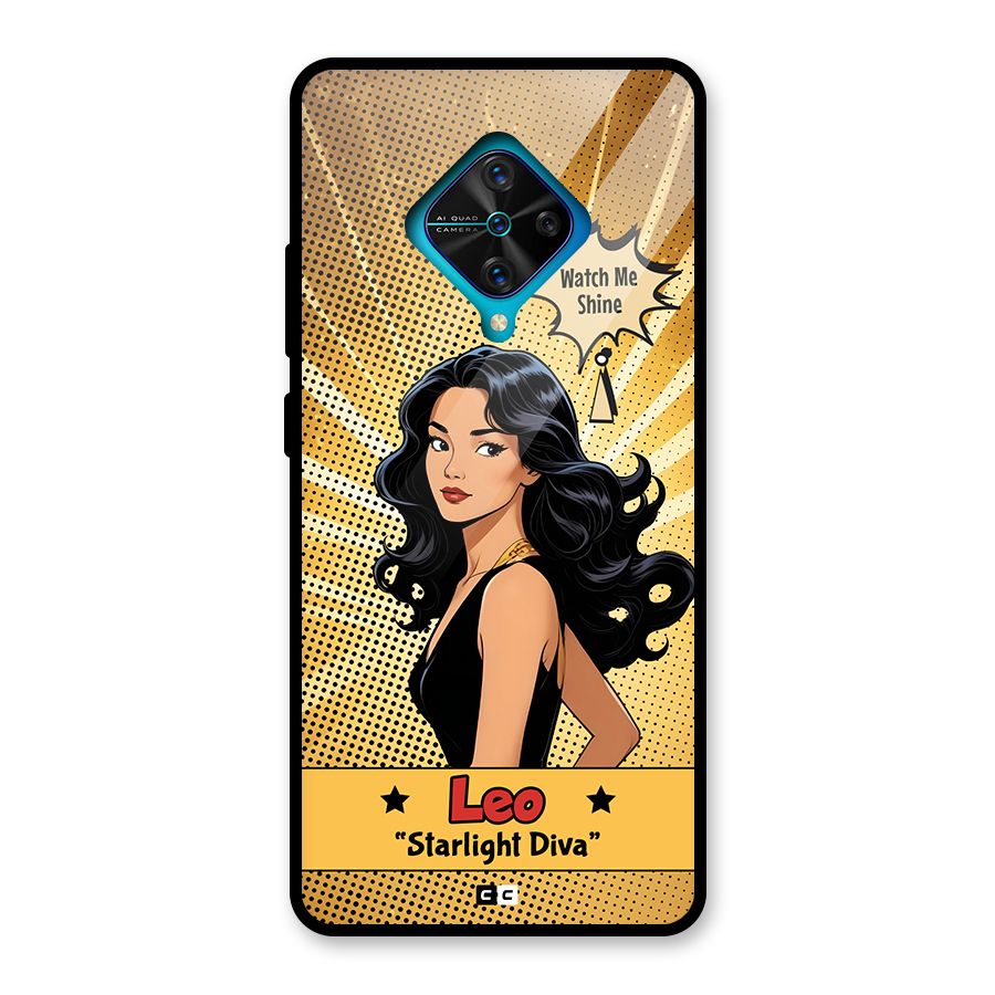 Diva Leo Glass Back Case for Vivo S1 Pro