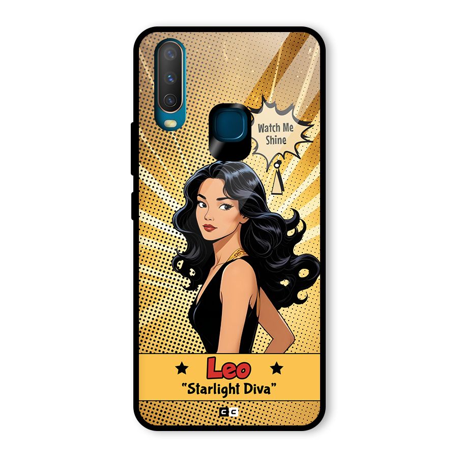 Diva Leo Glass Back Case for Vivo U10