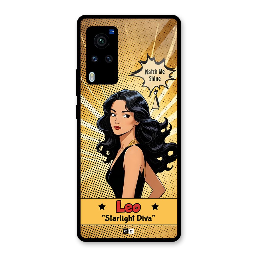 Diva Leo Glass Back Case for Vivo X60 Pro