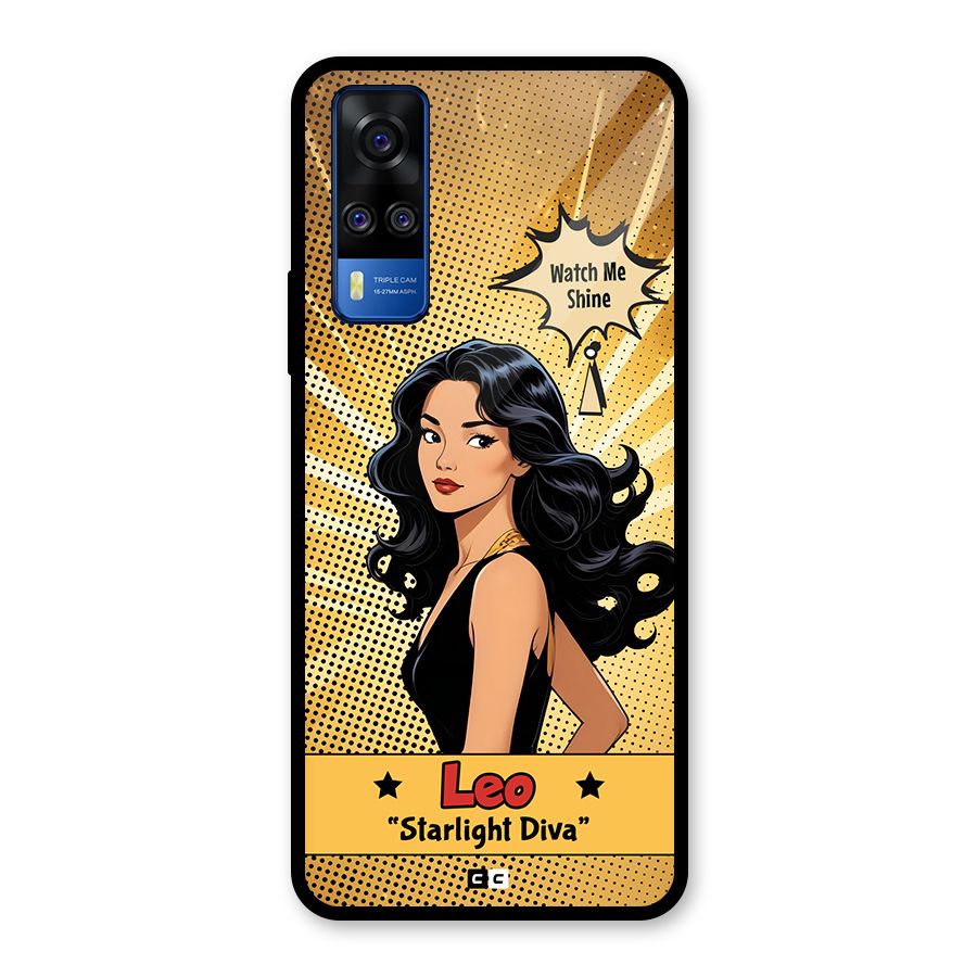 Diva Leo Glass Back Case for Vivo Y31