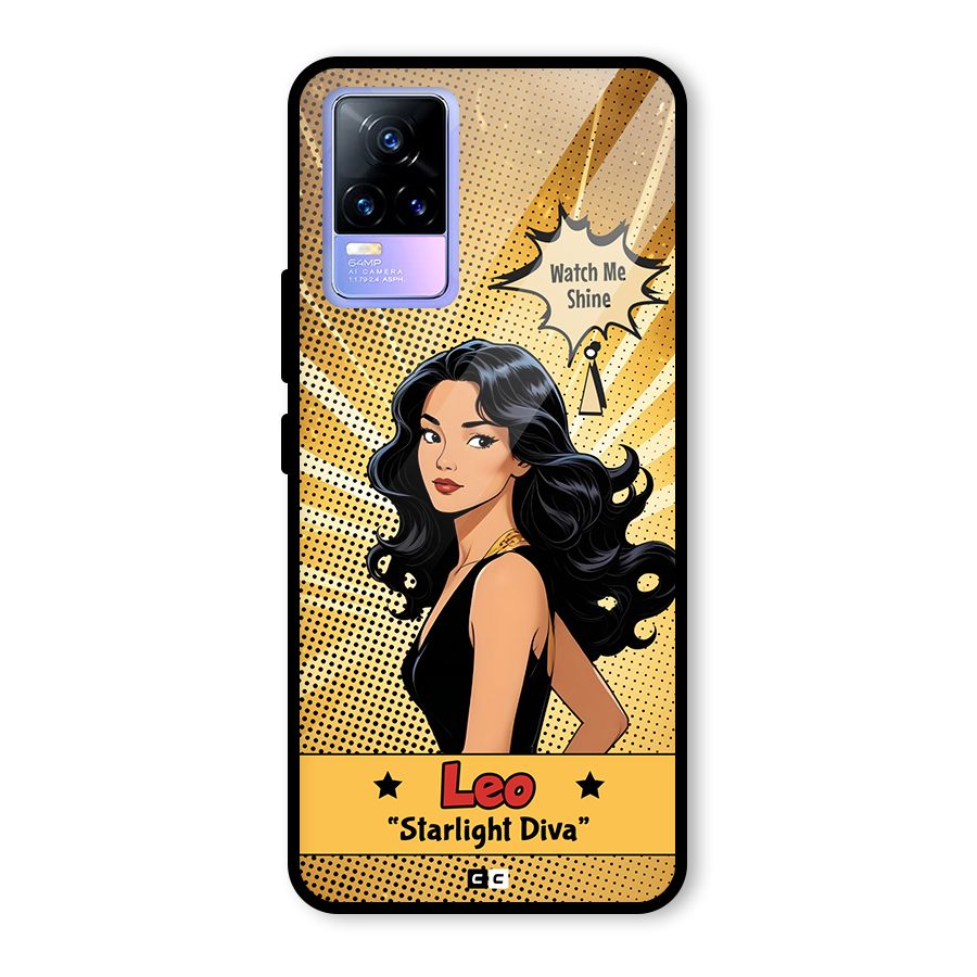 Diva Leo Glass Back Case for Vivo Y73