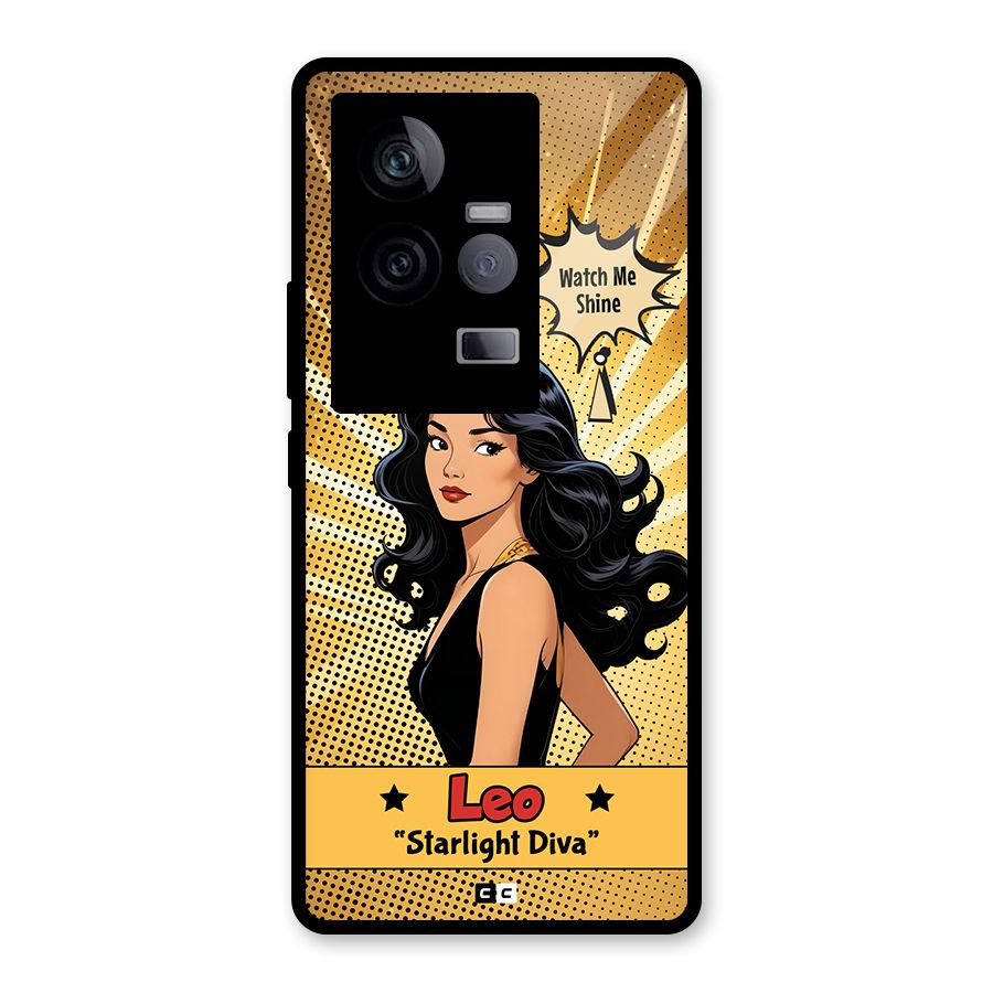 Diva Leo Glass Back Case for Vivo iQOO 11 5G