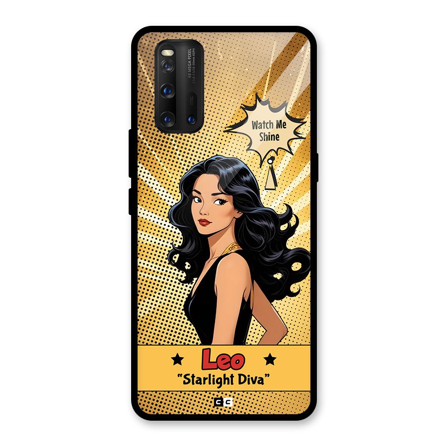Diva Leo Glass Back Case for Vivo iQOO 3