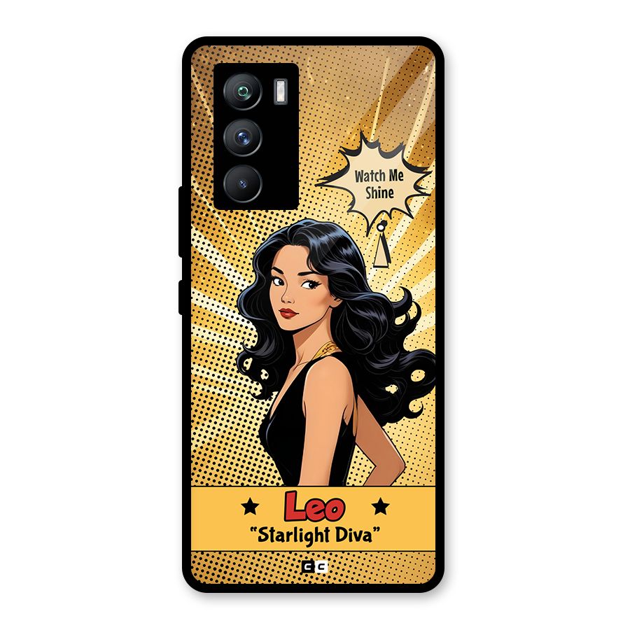 Diva Leo Glass Back Case for Vivo iQOO 9 SE