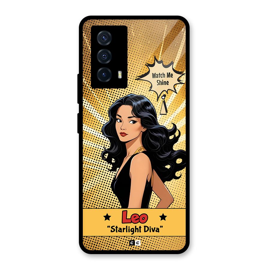 Diva Leo Glass Back Case for Vivo iQOO Z5