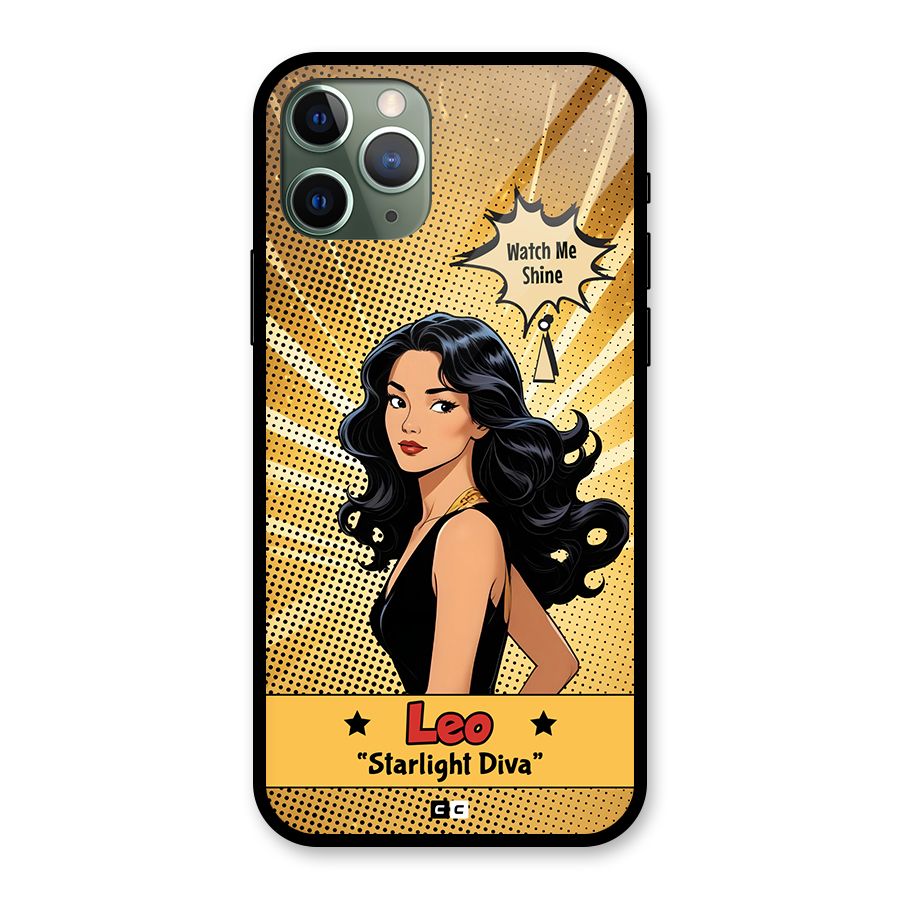 Diva Leo Glass Back Case for iPhone 11 Pro