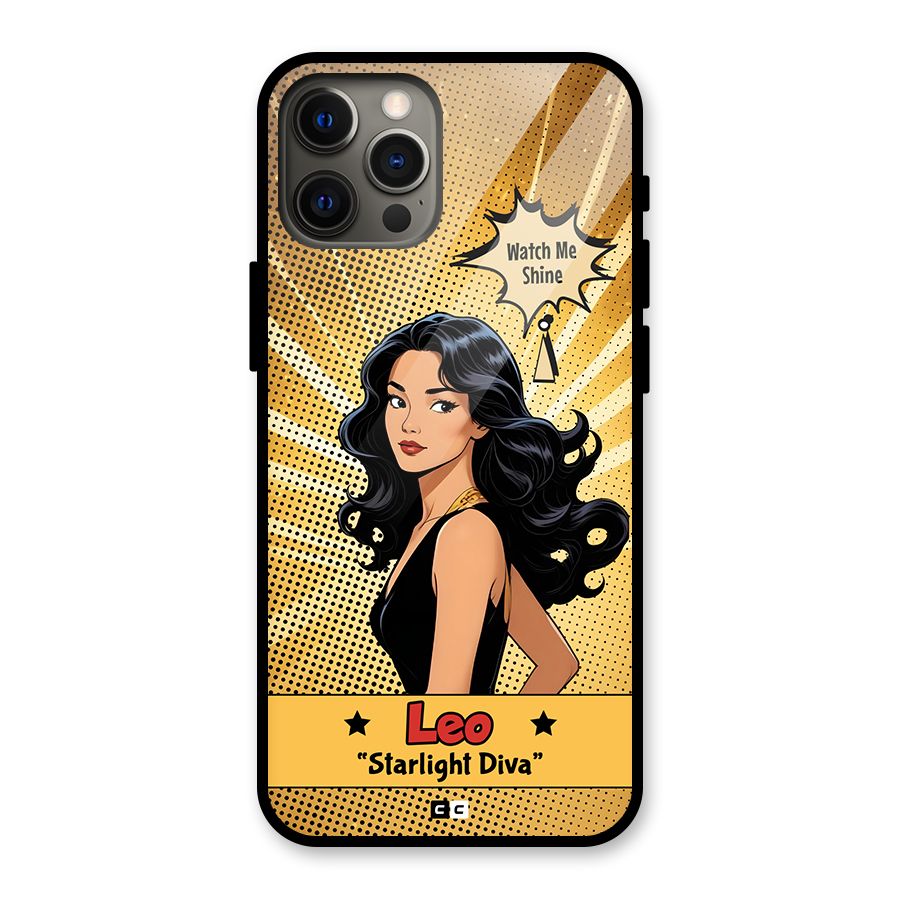 Diva Leo Glass Back Case for iPhone 12 Pro Max