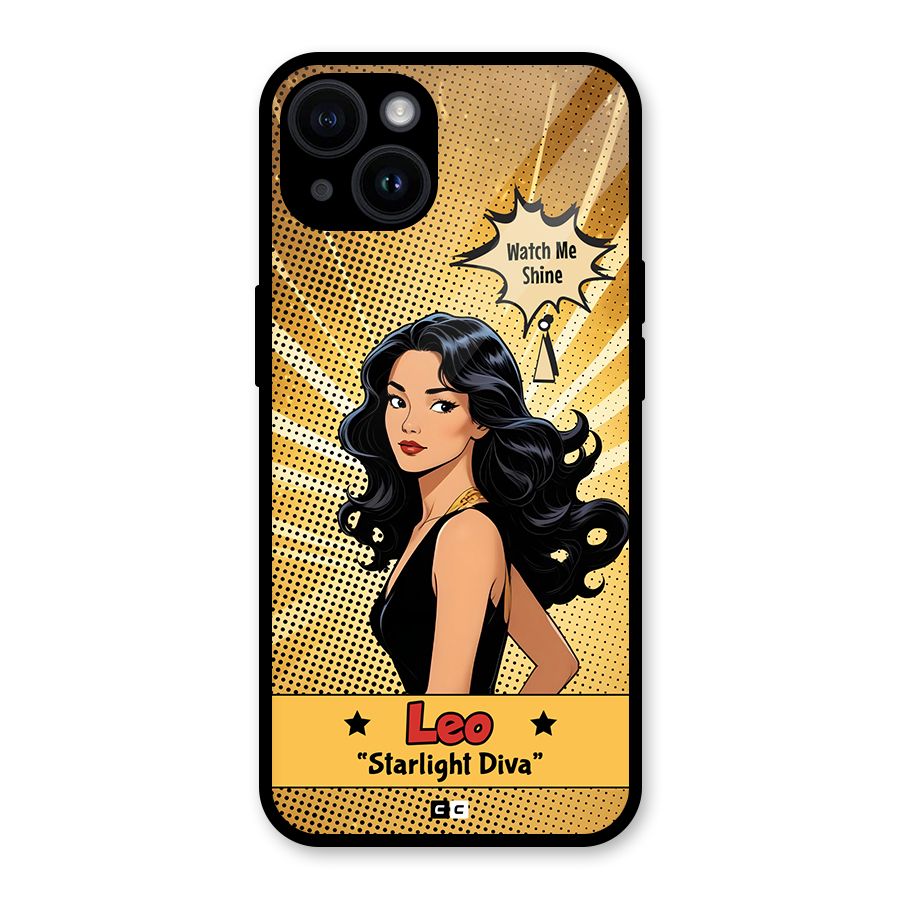 Diva Leo Glass Back Case for iPhone 14