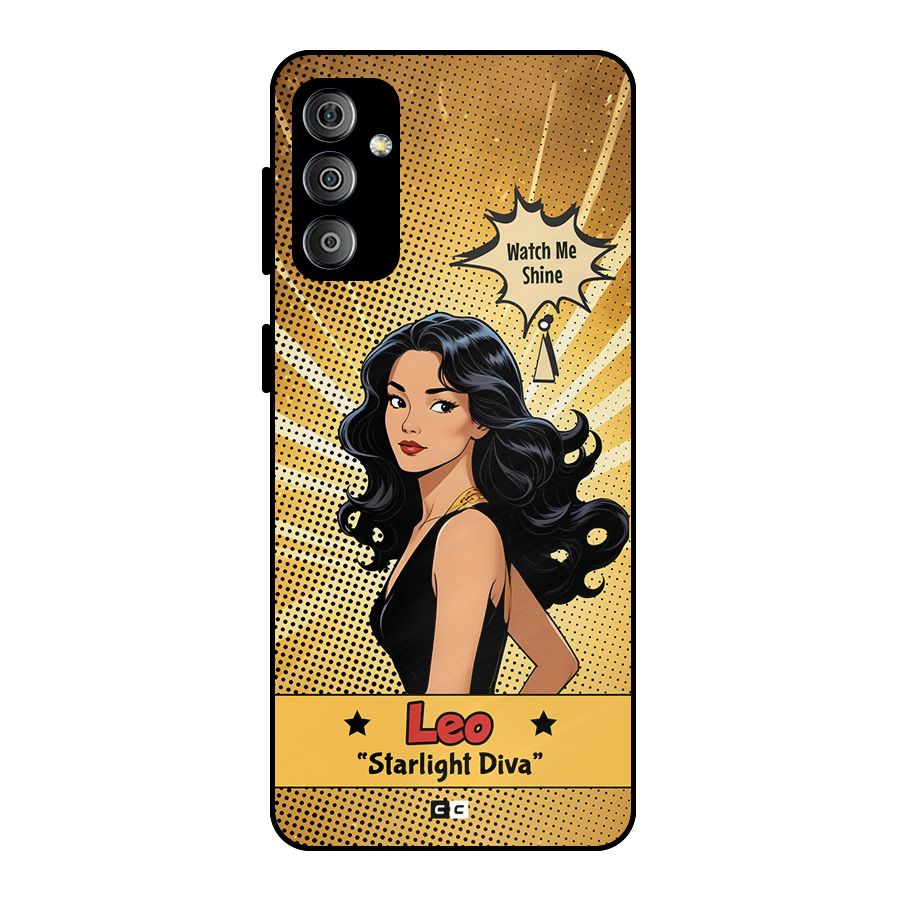 Diva Leo Metal Back Case for Galaxy F23