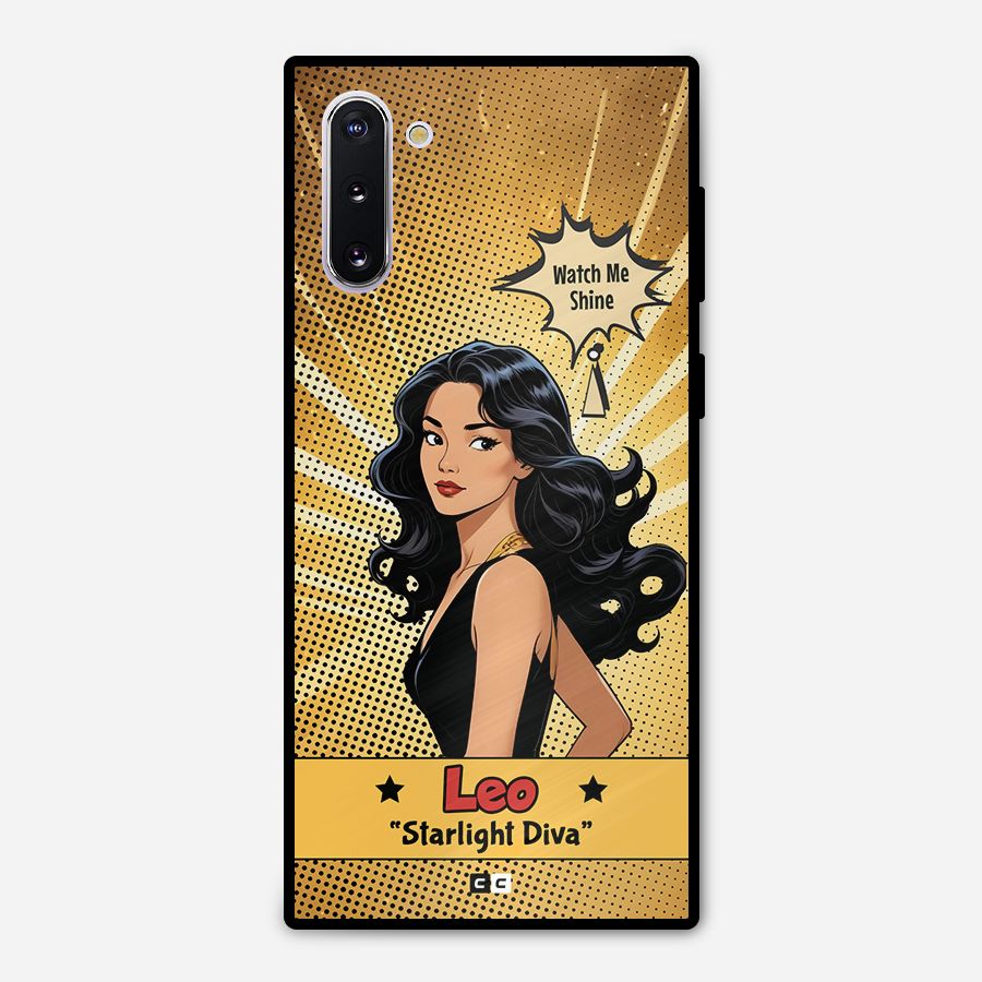 Diva Leo Metal Back Case for Galaxy Note 10