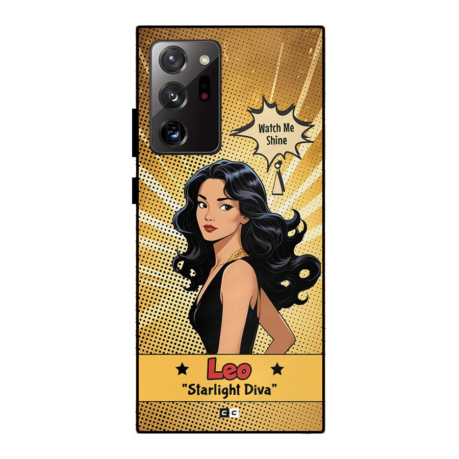 Diva Leo Metal Back Case for Galaxy Note 20 Ultra 5G