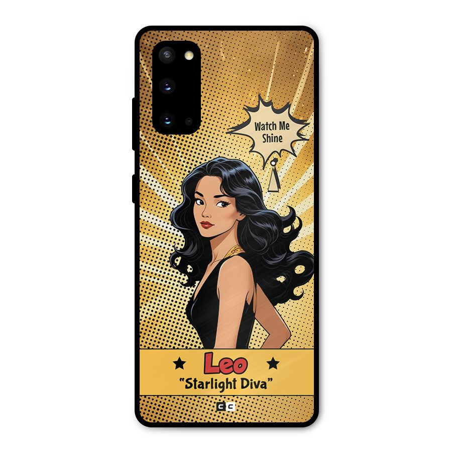Diva Leo Metal Back Case for Galaxy S20