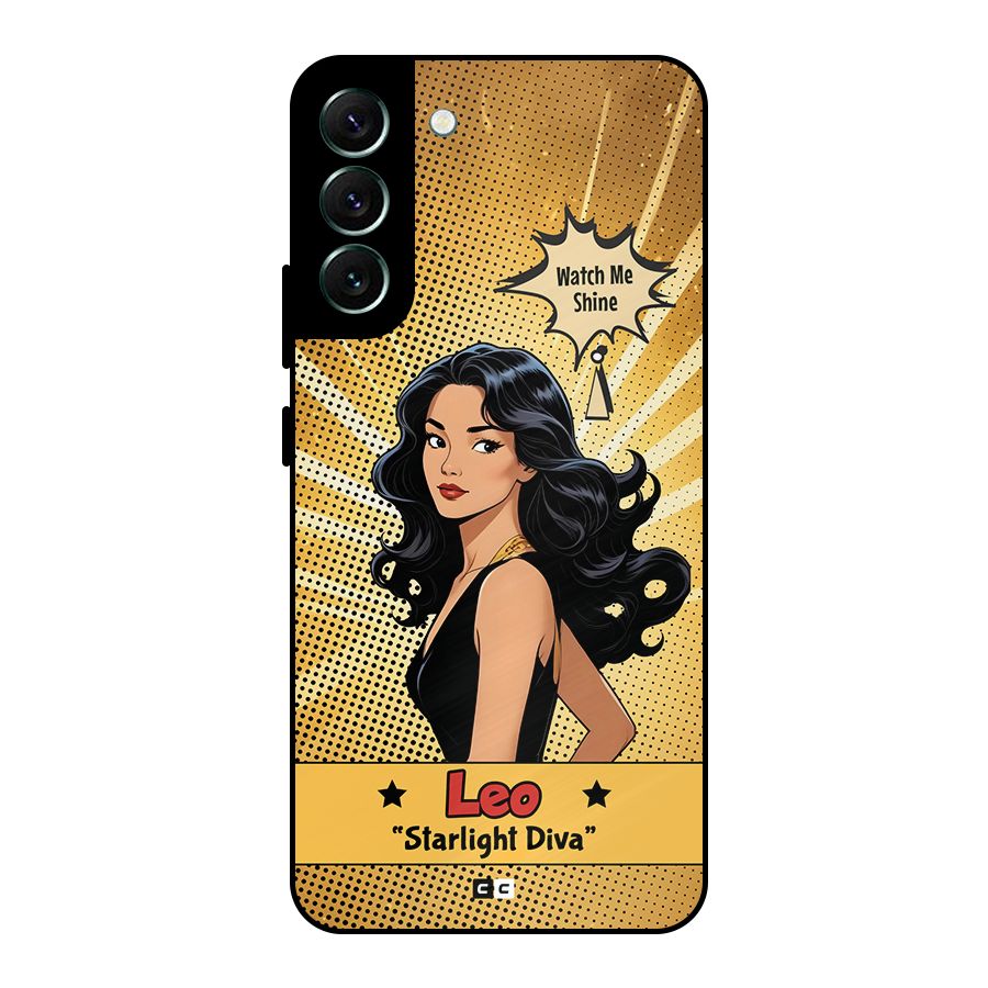 Diva Leo Metal Back Case for Galaxy S22 Plus 5G