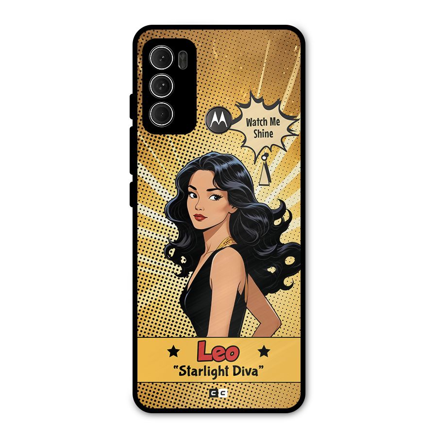 Diva Leo Metal Back Case for Moto G60