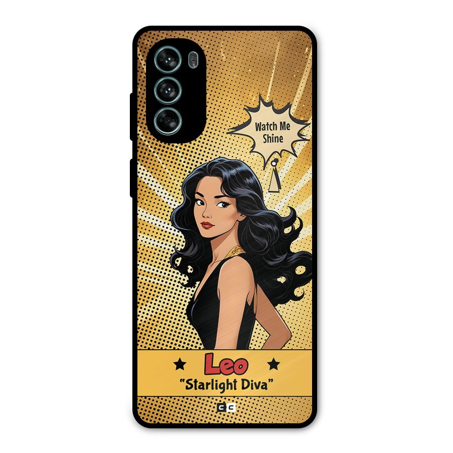 Diva Leo Metal Back Case for Moto G62