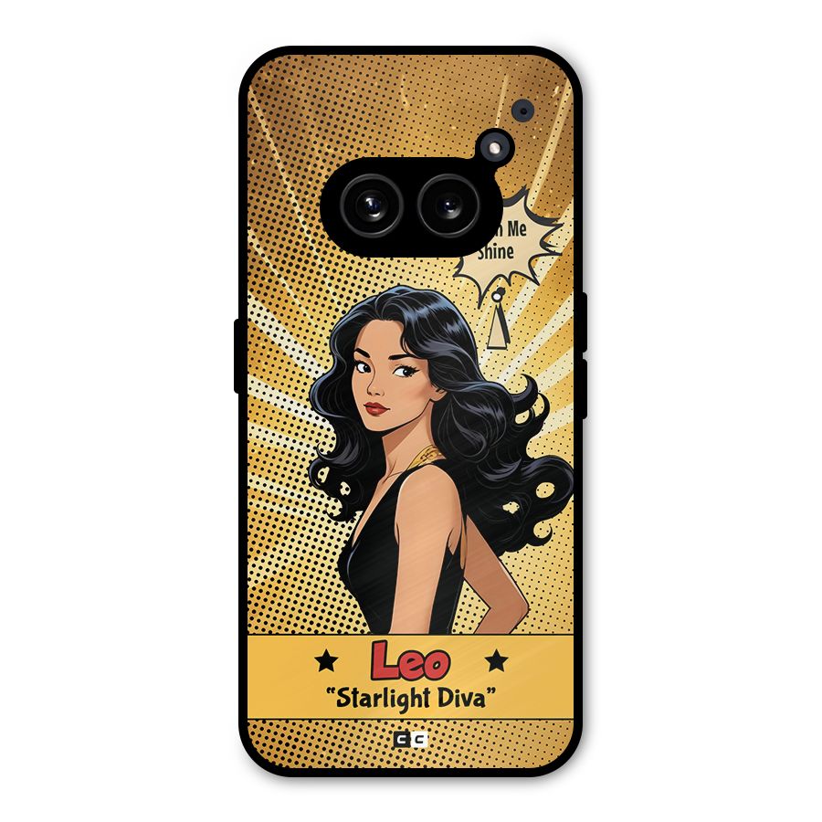 Diva Leo Metal Back Case for Nothing Phone 2a