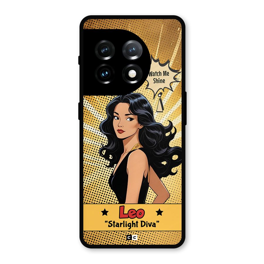 Diva Leo Metal Back Case for OnePlus 11
