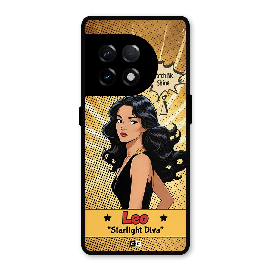 Diva Leo Metal Back Case for OnePlus 11R