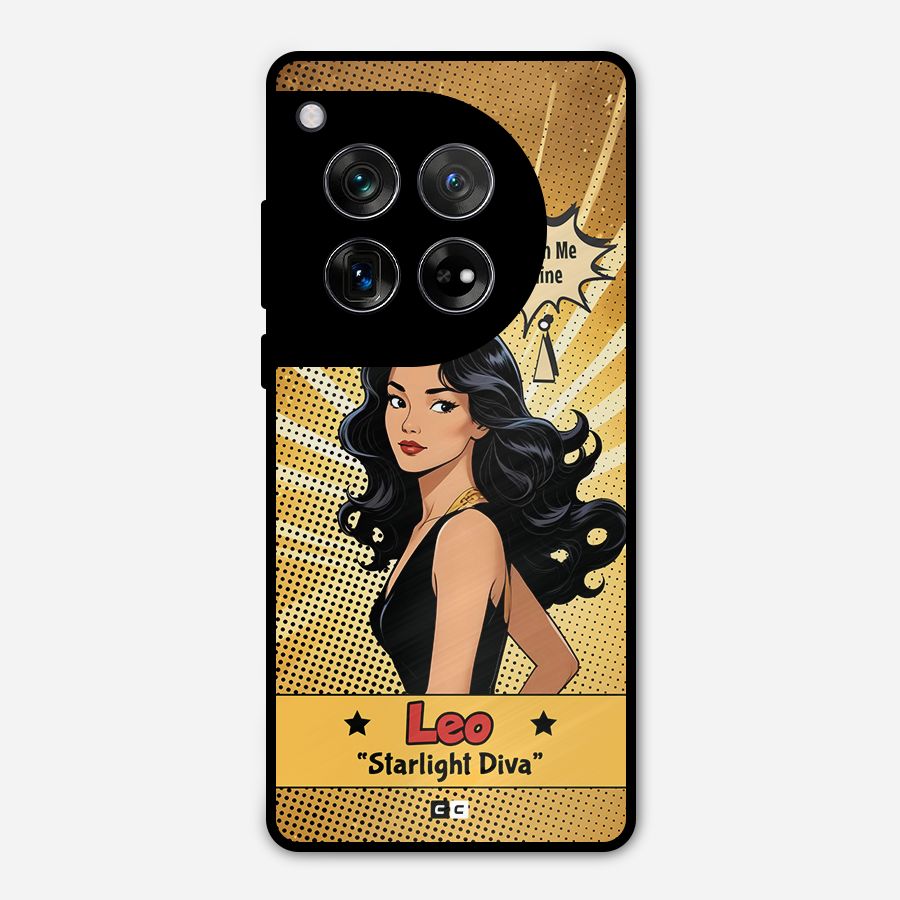 Diva Leo Metal Back Case for OnePlus 12