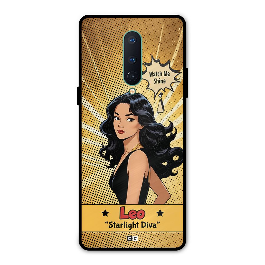 Diva Leo Metal Back Case for OnePlus 8