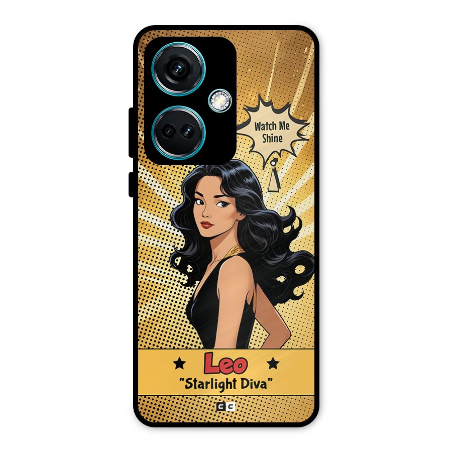 Diva Leo Metal Back Case for OnePlus Nord CE 3 5G