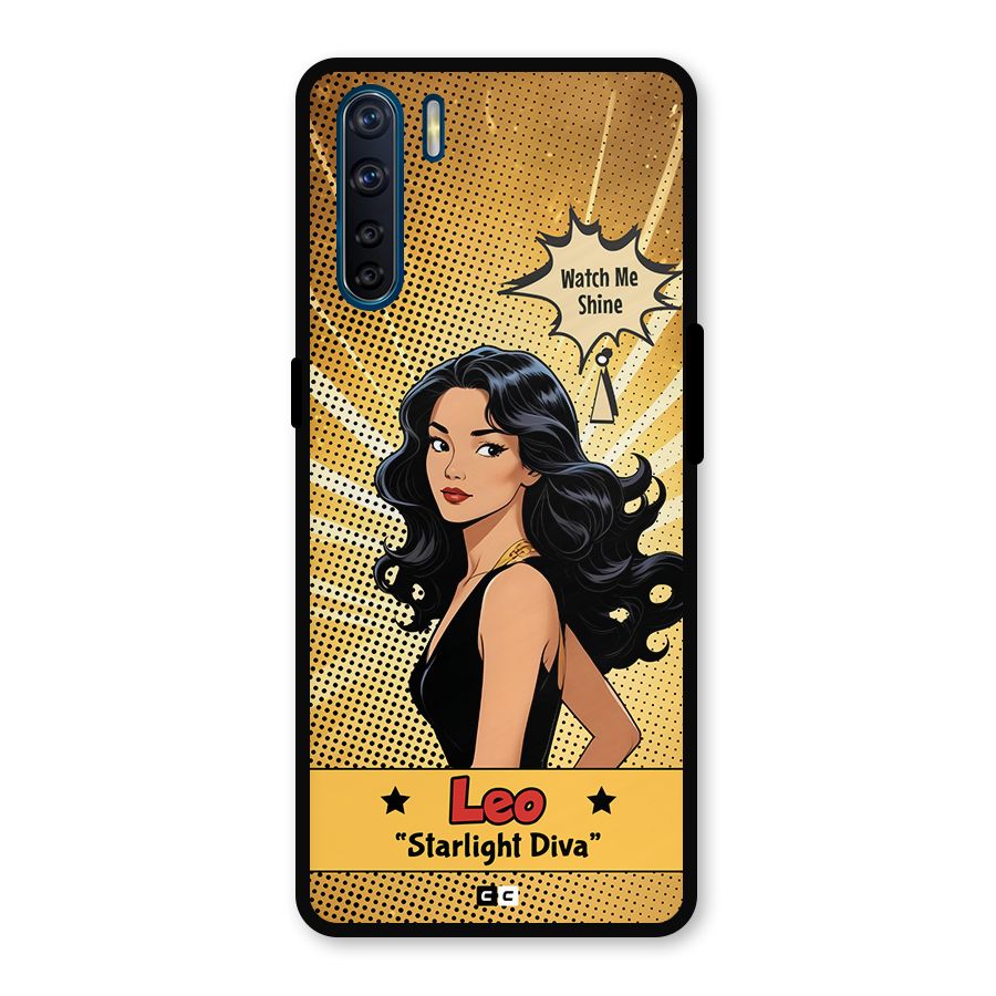Diva Leo Metal Back Case for Oppo F15