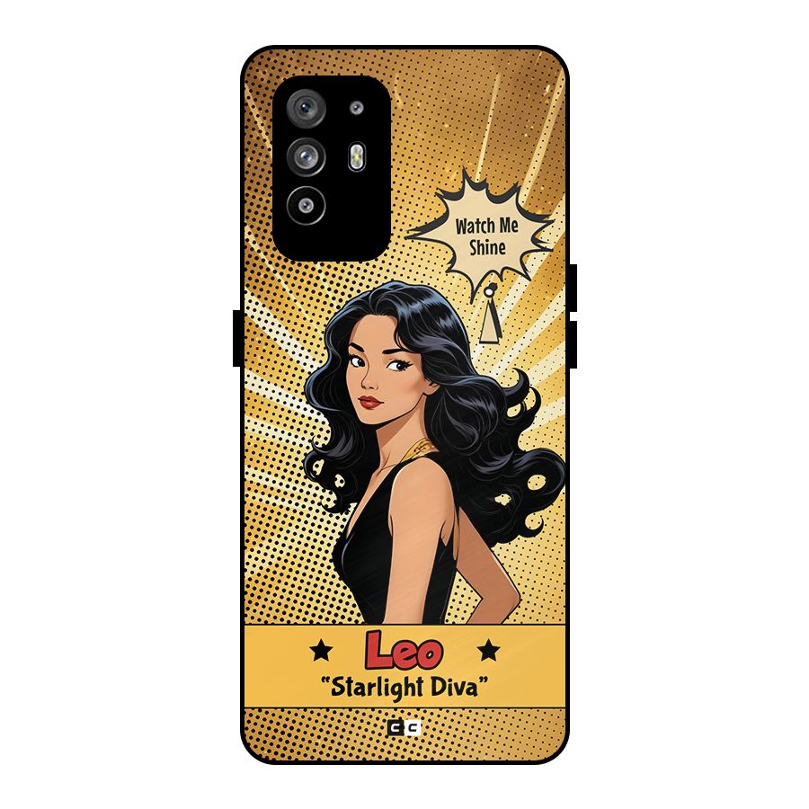 Diva Leo Metal Back Case for Oppo F19 Pro Plus 5G