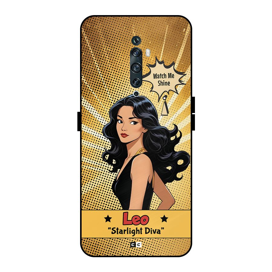 Diva Leo Metal Back Case for Oppo Reno2 Z
