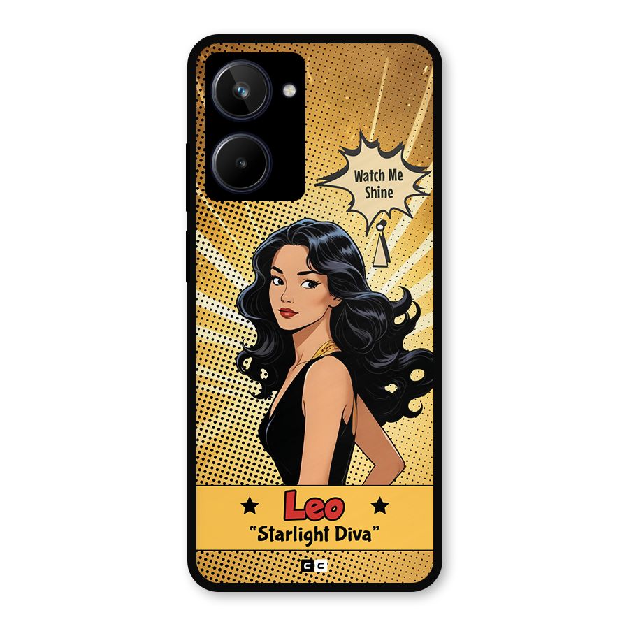 Diva Leo Metal Back Case for Realme 10