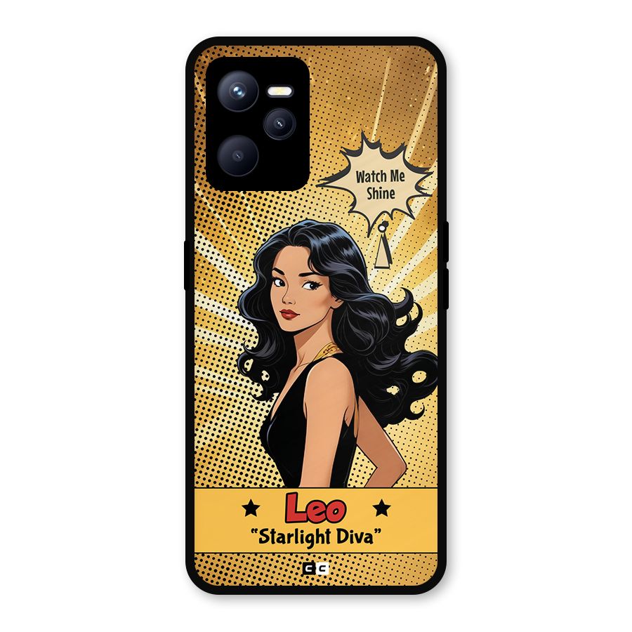 Diva Leo Metal Back Case for Realme C35