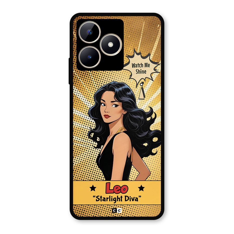 Diva Leo Metal Back Case for Realme C53