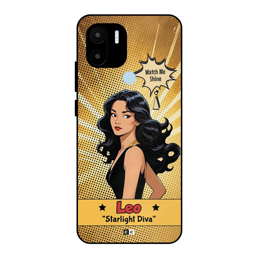 Diva Leo Metal Back Case for Redmi A2 Plus