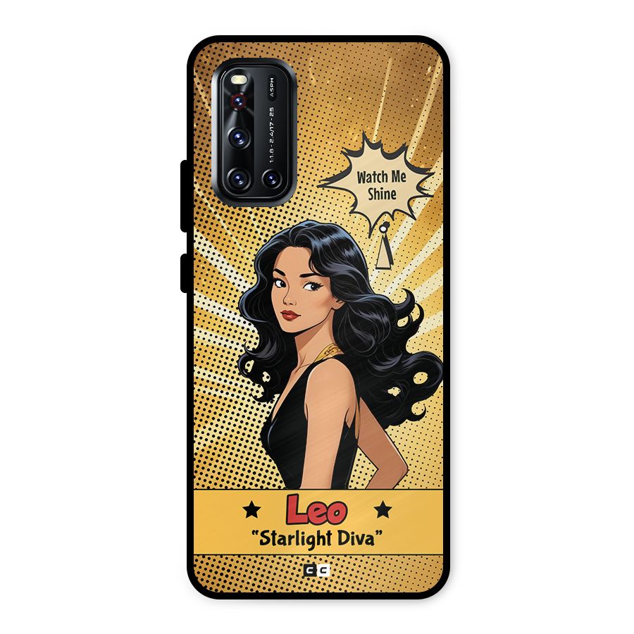 Diva Leo Metal Back Case for Vivo V19