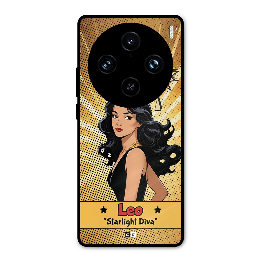 Diva Leo Metal Back Case for Vivo X100 Pro