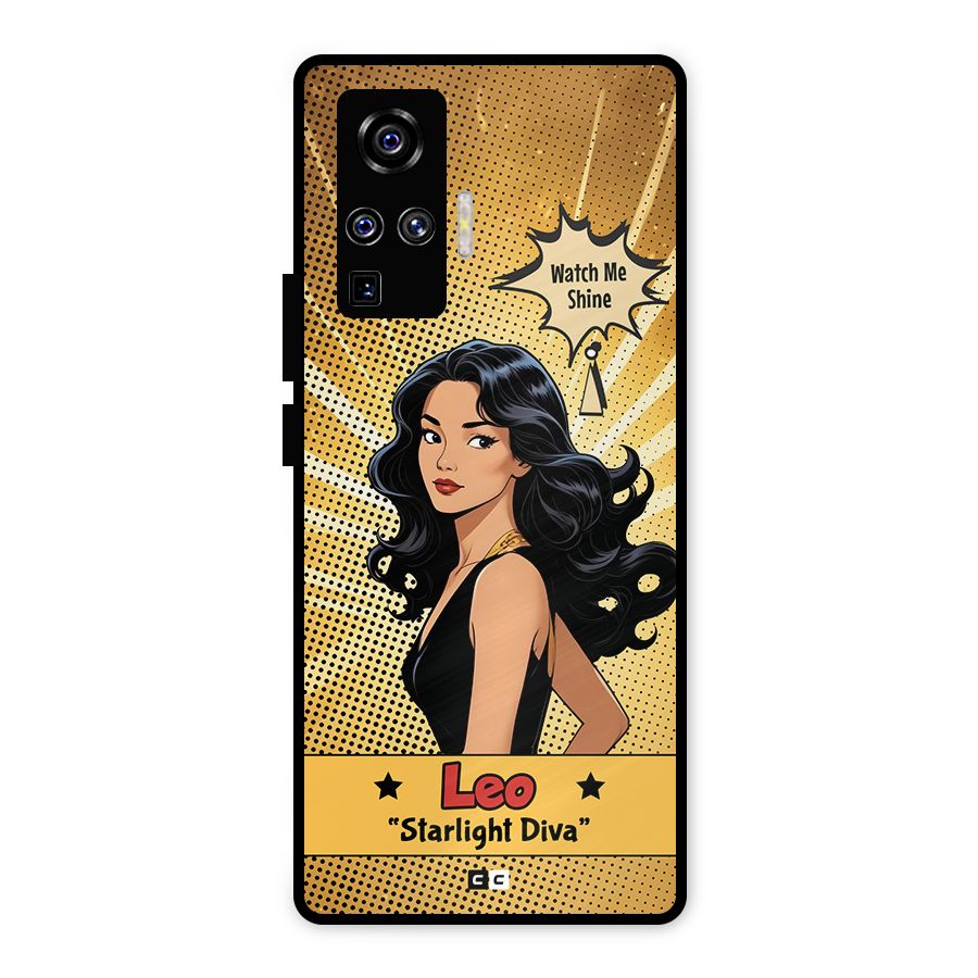 Diva Leo Metal Back Case for Vivo X50 Pro