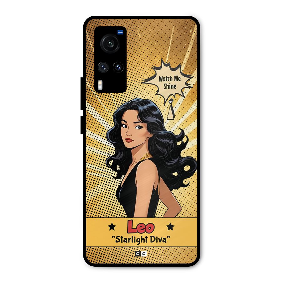 Diva Leo Metal Back Case for Vivo X60